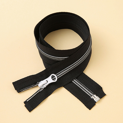 Garment Open Ended Smooth Nylon Zippers #5 #7 Reliable Closure For Jackets