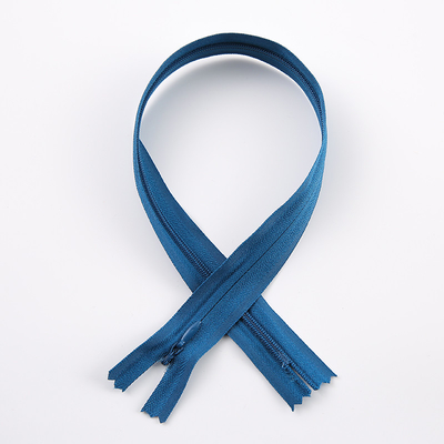 Semi Auto Lock Functional Zipper #3 Nylon Invisible Garment Zipper