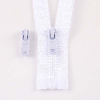 Nylon ringan Reversible Slider Ukuran 3# Zipper Slider Dengan Gigi Precision Molded