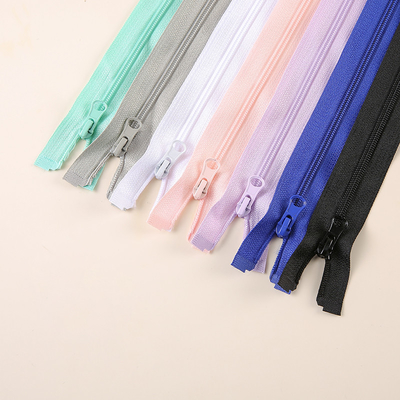 Fermetures fiables #3 Zippe de séparation légère en nylon haute durabilité pour les bagages