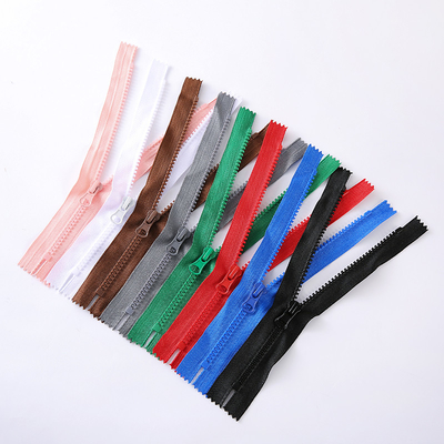 Fermeture à glissière en résine recyclée durable #5 robuste à extrémité ouverte personnalisable