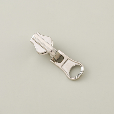 #5 Resin Reverse Nylon Zipper Metallic Finishes For Luxury Apparel & Bags