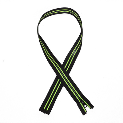 Open End Design #5 Resin Coil Zipper Flame Retardant For Fashion Clothing