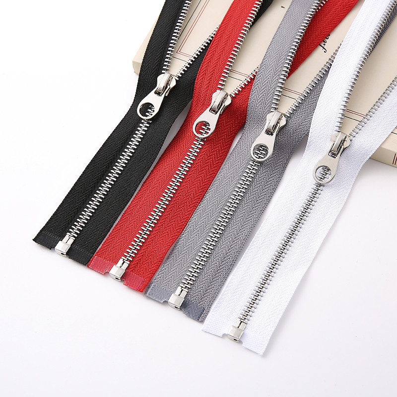 Auto Lock 5# Colored Metal Zippers For Shoes Clothing Bags And Garments