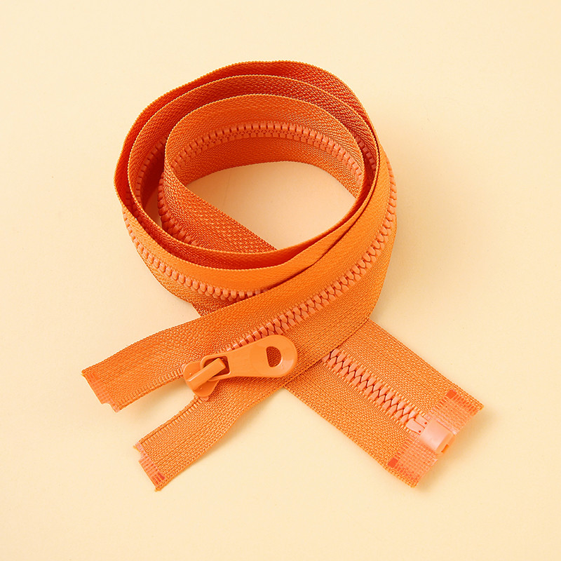 Functional Open End Resin Coil Zipper #3 #5 #8 #10 Corrosion Resistant